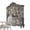 Antique Platinum, variant on Acme Versailles Buffet & Hutch, Antique Platinum