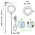 thumbnail image 2 of Bearachild Lámpara LED para plantas de interior, luz de cultivo de espectro completo con controles de temperatura, luces LED para cultivo, luz Jardín y Patio Bíceps de 3.5 pulgadas, 2 of 6