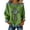 Green, variant on Telankuip Women's St. Patrick's Day Long Sleeve Sweatshirts Irish Holiday Fortunate Grass and Cross Print Casual Tops Trendy Denim Patchwork Vintage Crewneck Pullover 17-Grey XL