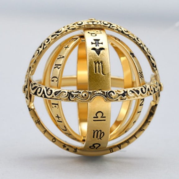 Up to 65% off amlbb Womens Rings Clearance Openable Ring Astronomical Ring Vintage Science Jewelry