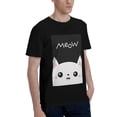 thumbnail image 2 of Bingfone Cat Meow Men'S Loose Fit Short-Sleeve Pocket T-Shirt, 2 of 7