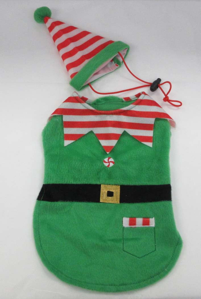 Holiday Time Dog Costume, Elf, X-Small