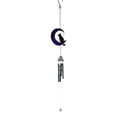 thumbnail image 5 of Witchcraft Black Cat On Purple Crescent Moon Stained Glass Wind Chime Suncatcher, 5 of 8