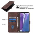 thumbnail image 4 of Compatible with Samsung Galaxy Note 20 Classic Embossed PU Leather Case with Card Holder Shockproof Cover, 4 of 5