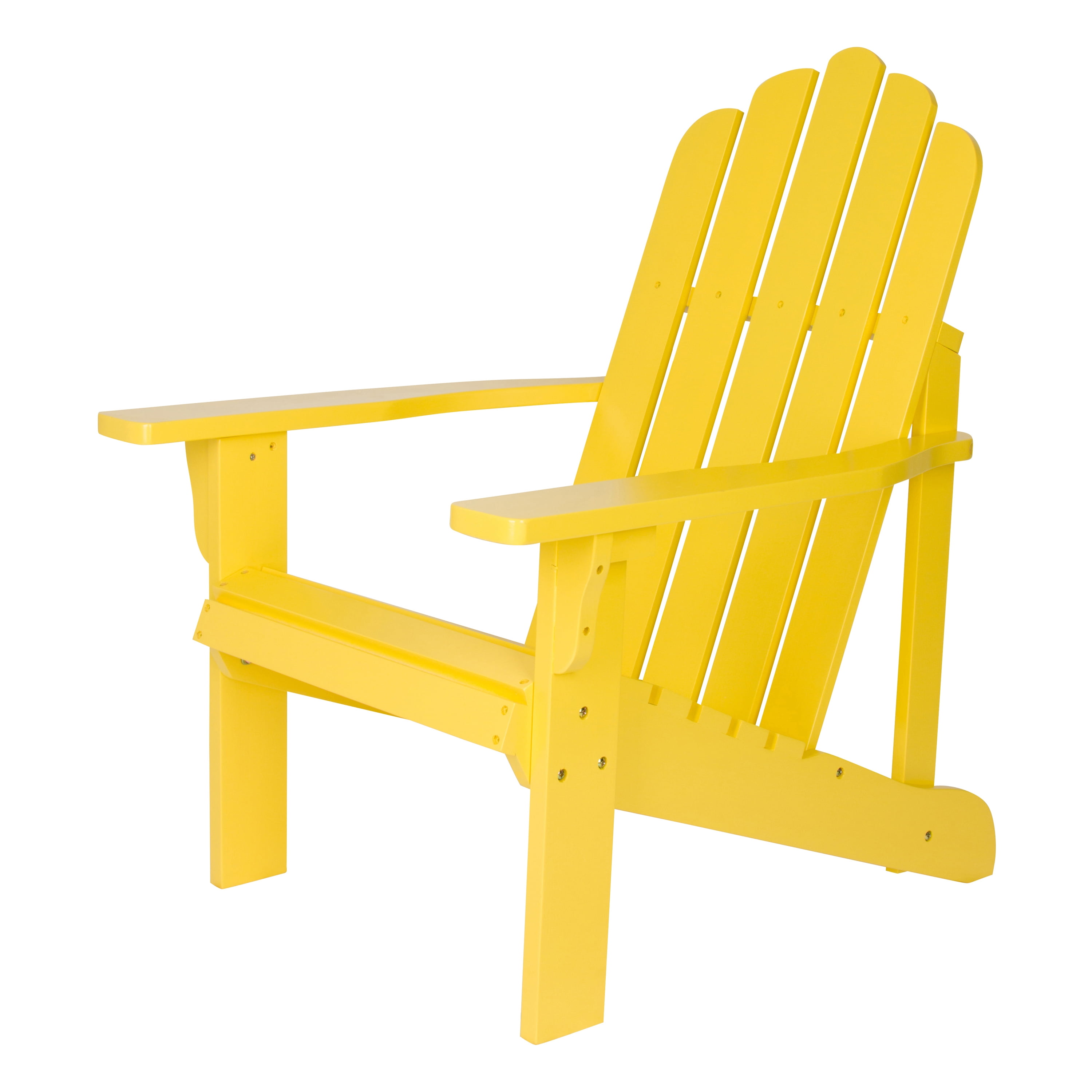 marina adirondack chair - lemon yellow - walmart.com