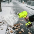 thumbnail image 3 of Handheld Blower, Handheld Leaf Blower, Cordless Leaf Blower, Ultra-Light, Ultra-Powerful, for Yard, Car Cleaning & Drying and Snow Removal(Green,Does Not Include Batteries), 3 of 4