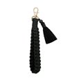 thumbnail image 1 of Llavero con colgante de borla de estilo Pastoral personalizado para mujer, correa de muñeca tejida a mano para llave de coche, llavero para bolsos de pareja, 1 of 4