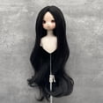 thumbnail image 4 of Doll Wig, Strong Plasticity Doll Curly Wig Soft and Comfortable to Touch Doll Wig Long Hair Flexible and Versatile Style Faux Hair for Perming Straightening, 4 of 7