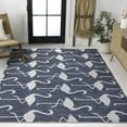 thumbnail image 3 of JONATHAN Y TUSCAN SUN 5 x 8 Area Rug, Liana Coastal Flamingos Two-Tone - Navy/White, TSN401B-5, 3 of 6