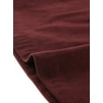 thumbnail image 6 of INSPIRE CHIC Women's Skirt Corduroy High Waist Button Decor A Line Mini Skirt XS Burgundy, 6 of 8