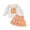 Orange, variant on Leey-World Toddler Halloween Outfit Long Sleeve Pumpkin Sweatshirt Tulle Skirt Girls Fall Clothes(Pink,4-5 Months)