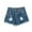 501_Dark Blue, variant on KALE Shorts for Women Summer Jeans Teen Girls Preppy Clothes Plus Size Hem Ripped Denim Going Out Summer Pants Black
