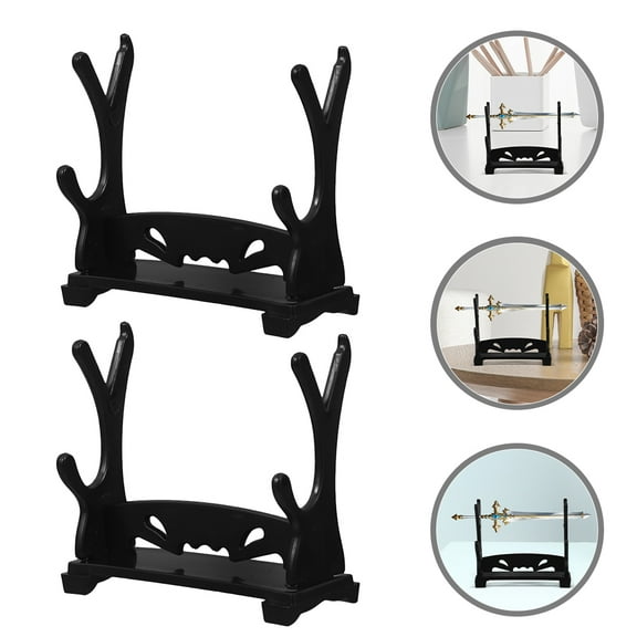 Hemoton 8-Piece Desktop Stand Holder Set, Mini Support Rack for Toys, Horizontal Tabletop Display for Collection