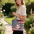 thumbnail image 4 of Large Capacity Handbag for Women Patriotic Tote Bag with Shoulder Strap Travel Gym Beach Shopping Carry on Bags 250 Years Anniversary Independence Day Gift, 4 of 6