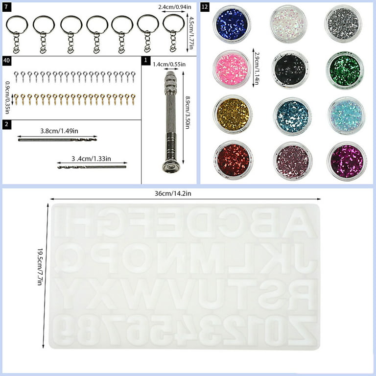 Resin Alphabet Mold Starter Kit 169 Pcs Letter Silicone Keychain Molds  Reversed Backward Number Molds with Epoxy Resin Mold Pigments Tools for  Epoxy Resin Beginners Adults Kids Jewelry Earring Pendant XX-Alphabet Mold