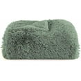 thumbnail image 6 of GentleSoft Fluffy Sage Green Throw Blanket, Sage Green Decor for Room, Soft Cozy Fuzzy Plush Minky Thick Warm Sherpa Fleece Faux Fur Throw Blanket for Couch, Decorative Spring Gifts, 50x60, 6 of 7