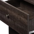 thumbnail image 6 of Baxton Studio Decon Modern and Espresso Brown Wood 3-Drawer Storage Chest, 6 of 6