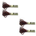 thumbnail image 3 of Ounissouiy Hilos de bordar de 2 piezas, accesorios metálicos para bricolaje, ovillos de costura, hermosas decoraciones, Kits de costura, marrón Type2 NO2, 3 of 6