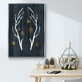 thumbnail image 5 of Antlers & Ornaments - Framed Gallery Wrapped Holiday Canvas - 17 x 25 - Silver Frame, 5 of 8
