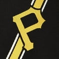 thumbnail image 2 of Men's Pittsburgh Pirates Woven Poly Striped Tie, 2 of 2