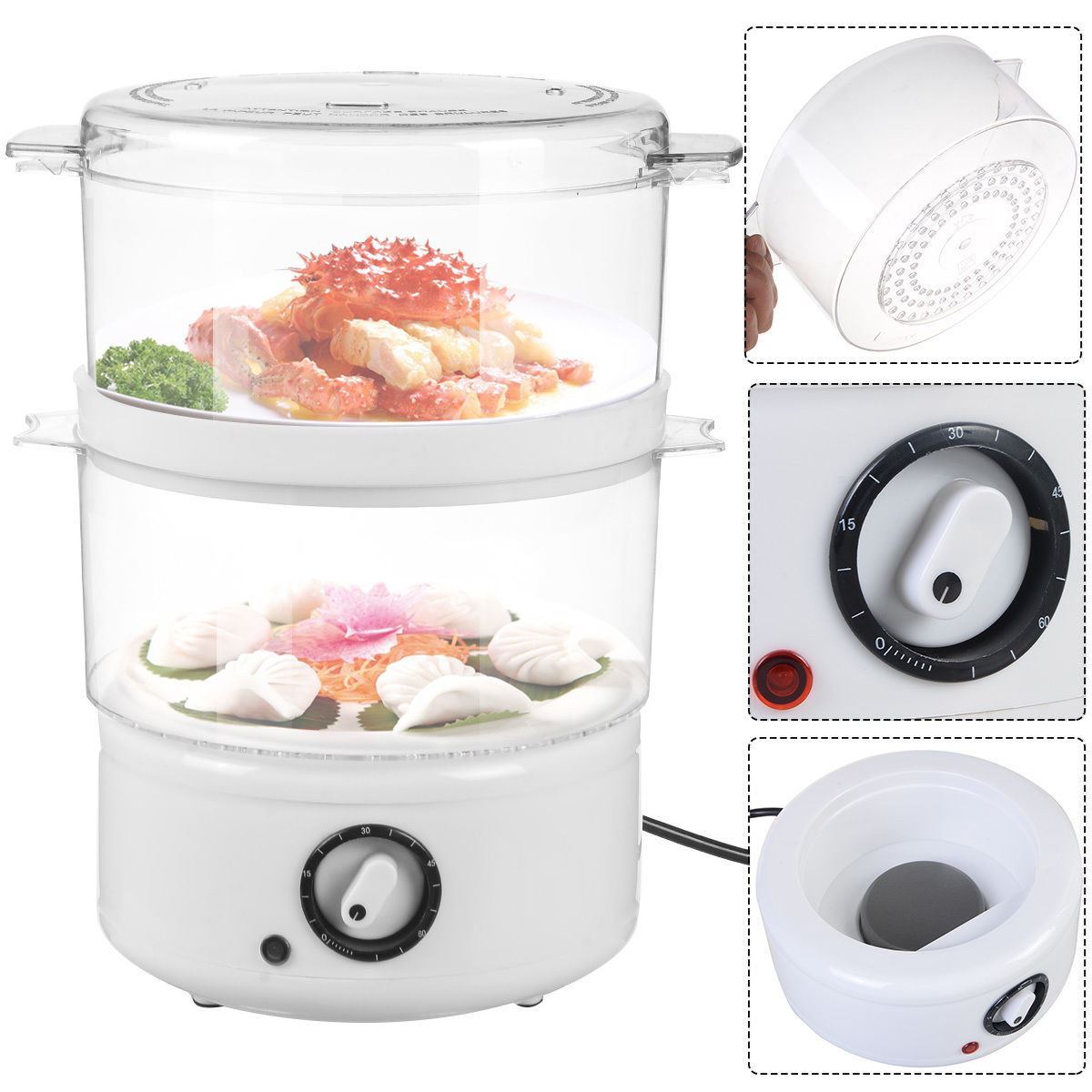 Electric Food Steamer Steaming Bowl