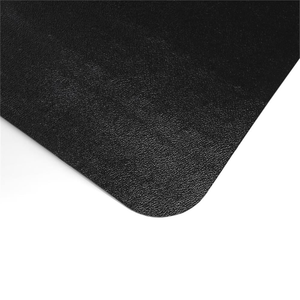 Advantagemat® Black Vinyl Lipped Chair Mat for Hard Floor - 45" x 53"