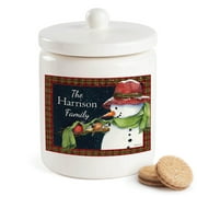 Personalized "True Friendship" Holiday Cookie Jar
