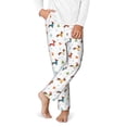 thumbnail image 2 of Pofeuu winter Snowflake Dachshund Print Teenagers' Pajama Pants, Soft Lounge Pajama Pants with big pockets for Men Plaid Pj Bottoms-XS(5-6), 2 of 6