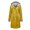 Yellow, variant on Vedolay Raincoat Women Zip Up Button Anorak Jacket with Pockets A,XL