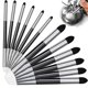 thumbnail image 5 of 24 Pcs Blending Sponge Pen Double Headed Washable Rubbing Sponge Brush Sketch Wipe Reusable Blending Stump, 5 of 5
