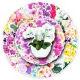 thumbnail image 1 of Pegatinas de vinilo con forma de flor Phalaenopsis, resistentes al agua (50 unidades), 1 of 5