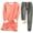 Dark Gray, variant on Fashion Outfits Set for Women Fall Two Piece Sets for Women Women's Solid Round Neck With Thickened Insulation Long Sleeved Top and Pocket Thickened Pants Set my items saved for later