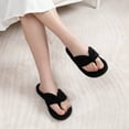 thumbnail image 3 of RockDove Women’s Memory Foam Flip Flop Slippers, Open Toe Thong House Slippers, 3 of 7