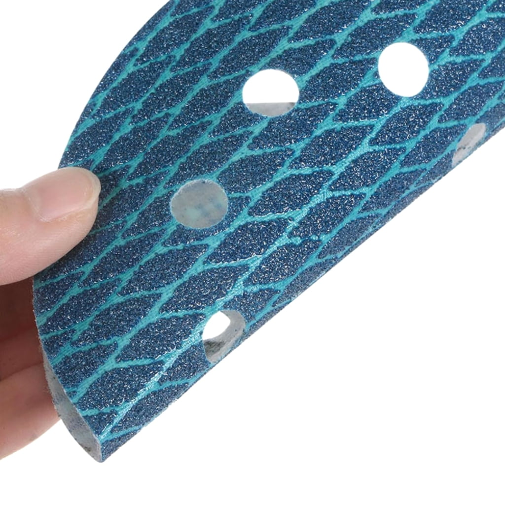 100Pcs/set Sanding Disc 5inch 125mm Orbital Sander Sandpaper 8 Hole Pad Abrasive Tool for Wood Metal Furniture
