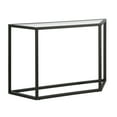thumbnail image 3 of Evelyn&Zoe Levi 44" Wide Trapezoid Console Table, Blackened Bronze, 3 of 5