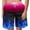 Blue, variant on ZVNAΖH Mens Shorts Clearance Mens Shorts Elastic Waistband with Pockets and Drawstrings Mens Summer Beach Casual Shorts