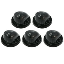 5pcs Top Cab Marker Light Roof Running Lamps Smoked Black Covers Lens Yellow LED Light for GMC C1500 1979-1984