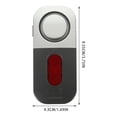 thumbnail image 2 of BESTYASH Gate Alarm Door Window Alarm ABS White 1Set for Security Protection, 2 of 7