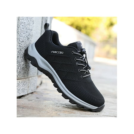 

Welliumy Womens Casual Sneakers Low Top Walking Shoes Mesh Flats Outdoor Comfort Shoe Travel Soft Drawstring Black 4.5