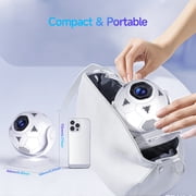 Magcubic Smart Projector 8K Support 300 ANSI Lumens with WiFi6 & BT5.4, Auto Vertical Keystone, Android 14 Pre-Installed Apps, Mini Projector for Sports Viewing, Perfect Gift for Soccer Fans HY300F