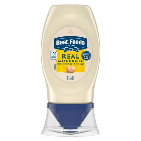 (4 Pack) Best Foods Squeeze Real Mayonnaise, 5.5