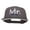 Black Charcoal, variant on Mr Embroidered Mesh Snapback Cap - Black Charcoal OSFM