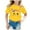 Yellow, variant on PMVFHDE Shirts for Kids Long Sleeve Kid Girls Cute Fashion Printed Round Neck Short Sleeve Tee Summer Casual Loose Soft T Shirt Tops Orange,10-12 Years