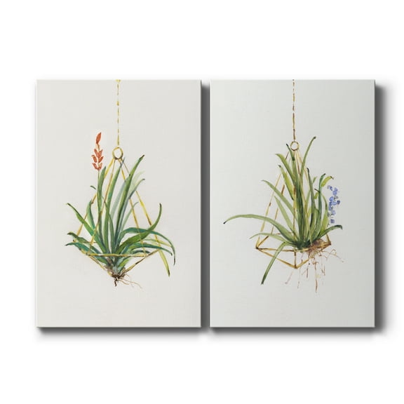 Gardenaire I Premium Gallery Wrapped Canvas - Ready to Hang - Set of 2 - 8 x 12 Each