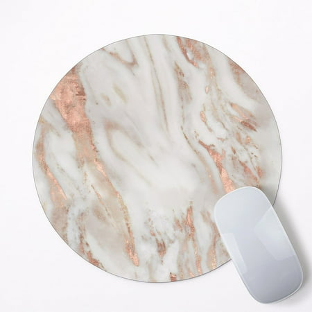Marble Pattern Round Mouse Pad 1pc