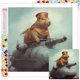 thumbnail image 1 of Kit Con Cuentas Cuadradas 5D DIY Kit Soldadura Kapibala Del 45x45cm, 1 of 9