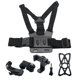 thumbnail image 1 of Soporte para teléfono con correa para el pecho, soporte para cámara de acción, ajustable, fácil de instalar, rotación de 360 grados, clip para teléfono, kit de correa para el pecho, 1 of 8