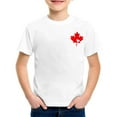 thumbnail image 4 of T-shirt Graphique Canadien pour Garçons, Imprimé Drapeau Canadien, Col Rond, Manches Courtes, Tee pour Garçons, Fête Nationale, Décontracté, Patriotic, 1st July, Fête du Canada, Célébration, Tee Graphique pour Filles, 4 of 4