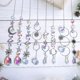 thumbnail image 5 of 5 Colorful Crystal Sun Catchers with Chain, Prism Hanger for Christmas Weddings, 5 of 5