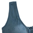 thumbnail image 4 of Women's Wireless Front Closure Breathable Sports Bra, Adjustable Straps Wide Straps for Yoga Gym Workout, Comfortable, 4 of 6